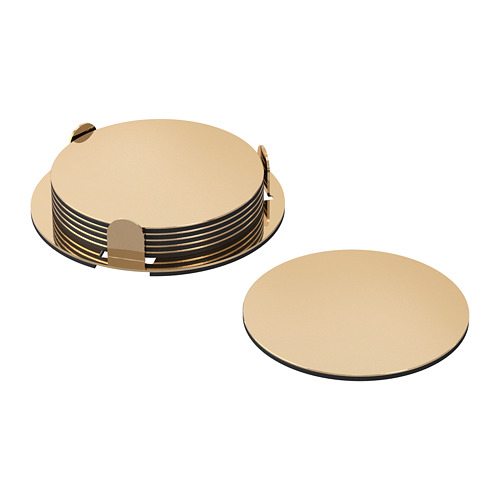 GLATTIS coasters with holder