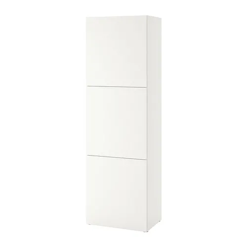 BESTÅ - 層架組附門板, 白色 Lappviken/白色, 60x42x193 公分 | IKEA 線上購物 - PE828531_S4
