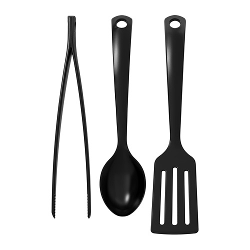 KAVALKAD Frying pan, set of 2, black - IKEA