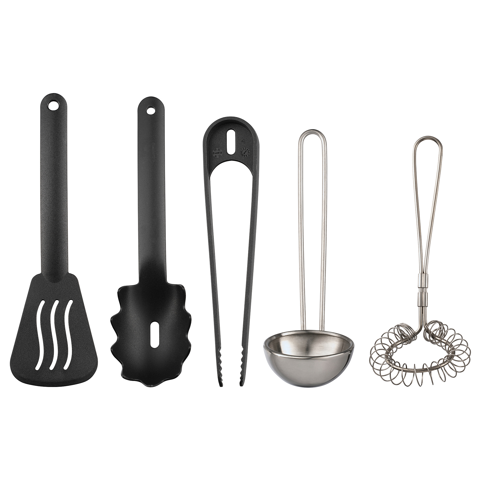 DUKTIG 5-piece toy kitchen utensil set