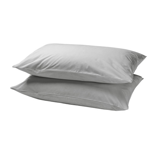 DVALA - 枕頭套, 淺灰色 | IKEA 線上購物 - PE771827_S4