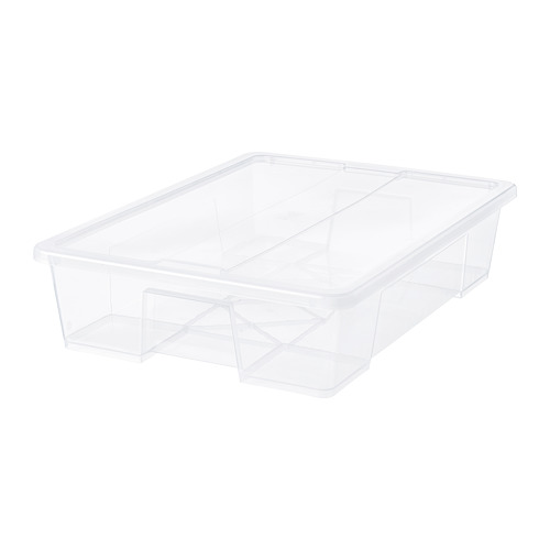 SAMLA - 附蓋收納盒, 透明 | IKEA 線上購物 - PE728497_S4