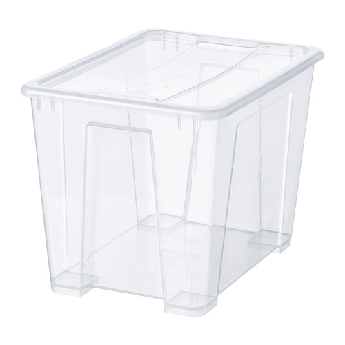SAMLA - box with lid, transparent | IKEA Taiwan Online - PE728499_S4