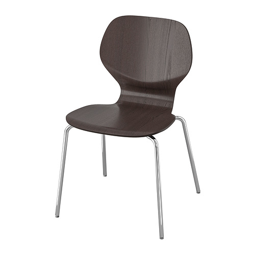 SIGTRYGG - chair, dark brown/Sefast chrome-plated | IKEA Taiwan Online - PE871029_S4