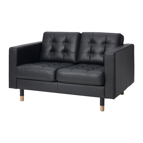 LANDSKRONA - compact 2-seat sofa, Grann/Bomstad black/wood | IKEA Taiwan Online - PE828744_S4