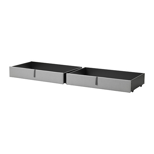 GLADSTAD - upholstered bed storage box, Kabusa light grey, 200 cm | IKEA Taiwan Online - PE828755_S4
