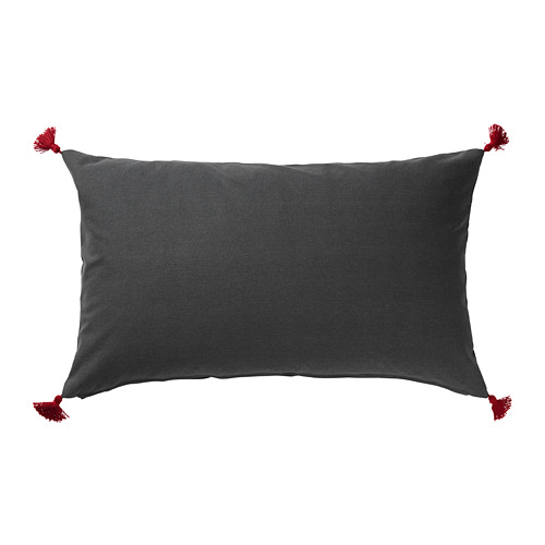 SKOGSKORN - 靠枕, 深灰色/彩色 | IKEA 線上購物 - PE728662_S4