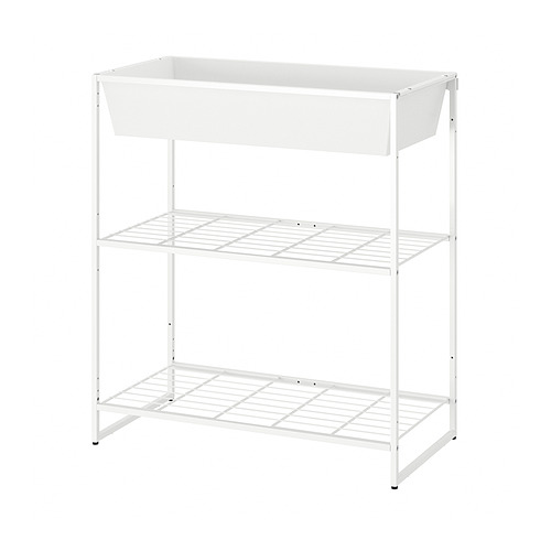 JOSTEIN shelving unit with container