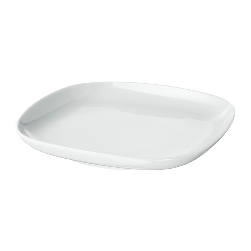VÄRDERA - side plate, white, 18x18 cm | IKEA Taiwan Online - PE728778_S4