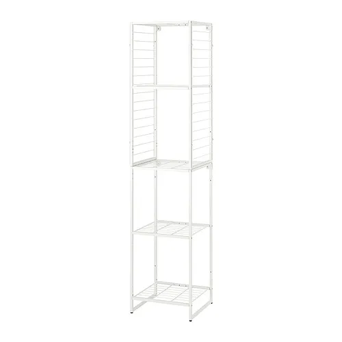 JOSTEIN - 層架組附格架, 室內/戶外用/網狀 白色, 42x40x180 公分 | IKEA 線上購物 - PE871112_S4