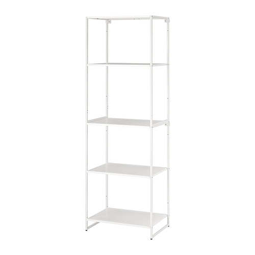 JOSTEIN - 層架組, 室內/戶外用/金屬 白色, 61x40x180 公分 | IKEA 線上購物 - PE871115_S4