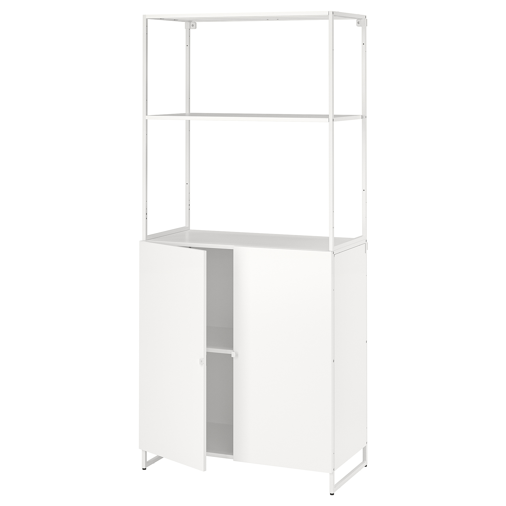 JOSTEIN shelving unit with doors