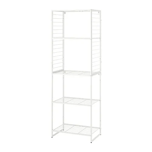 JOSTEIN - 層架組附格架, 室內/戶外用/網狀 白色, 62x40x180 公分 | IKEA 線上購物 - PE871116_S4