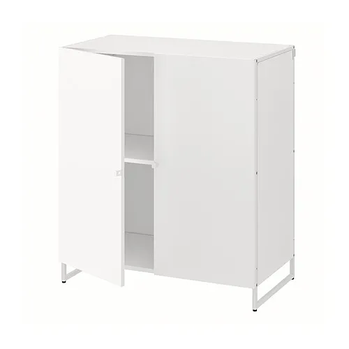 JOSTEIN - 層架組附門片, 室內/戶外用/白色, 81x44x90 公分 | IKEA 線上購物 - PE871139_S4