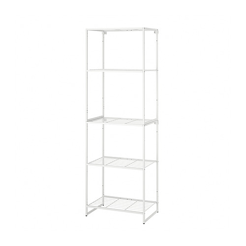 JOSTEIN - shelving unit, in/outdoor/wire white, 61x40x180 cm | IKEA Taiwan Online - PE871131_S4
