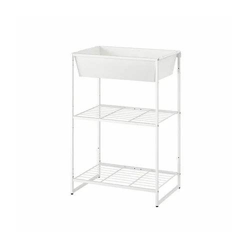 JOSTEIN - 層架組連收納盒, 室內/戶外用/網狀 白色, 61x40x90 公分 | IKEA 線上購物 - PE871113_S4