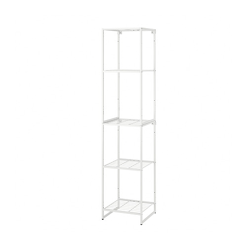 JOSTEIN - shelving unit, in/outdoor/wire white, 41x40x180 cm | IKEA Taiwan Online - PE871133_S4