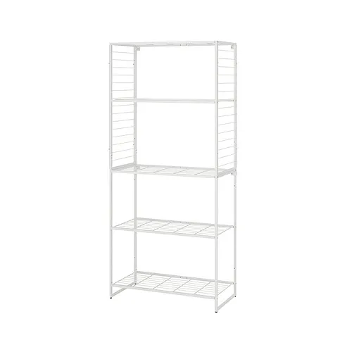 JOSTEIN - 層架組附格架, 室內/戶外用/網狀 白色, 82x40x180 公分 | IKEA 線上購物 - PE871134_S4