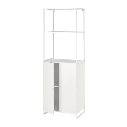 JOSTEIN - 層架組附門片, 室內/戶外用/白色, 61x44x180 公分 | IKEA 線上購物 - PE871136_S4