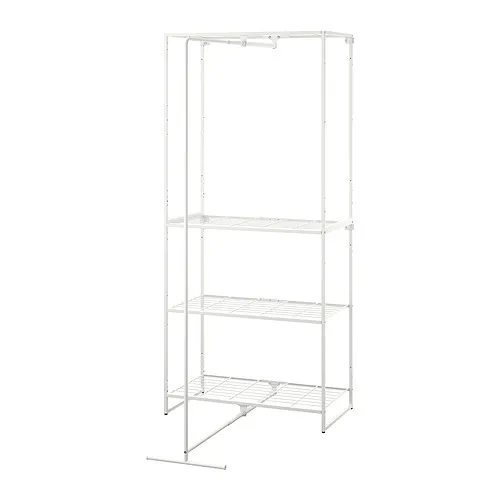 JOSTEIN - 層架組連曬衣架, 室內/戶外用/網狀 白色, 81x53/117x180 公分 | IKEA 線上購物 - PE871142_S4