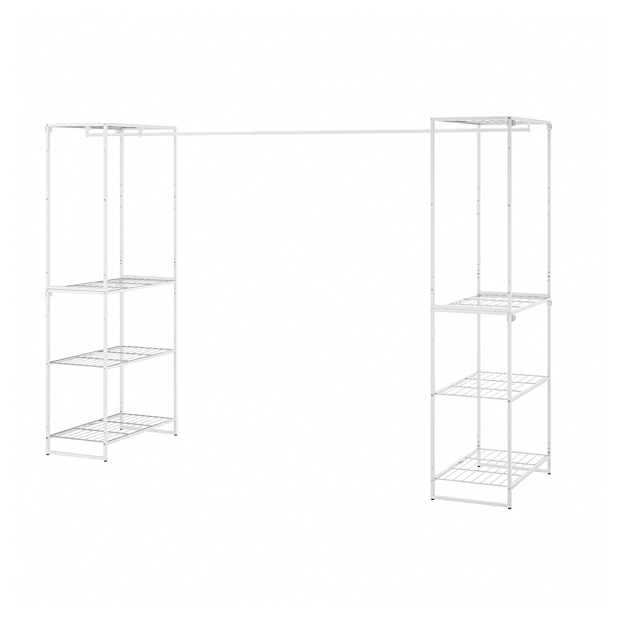 JOSTEIN shelving unit with clothes rod