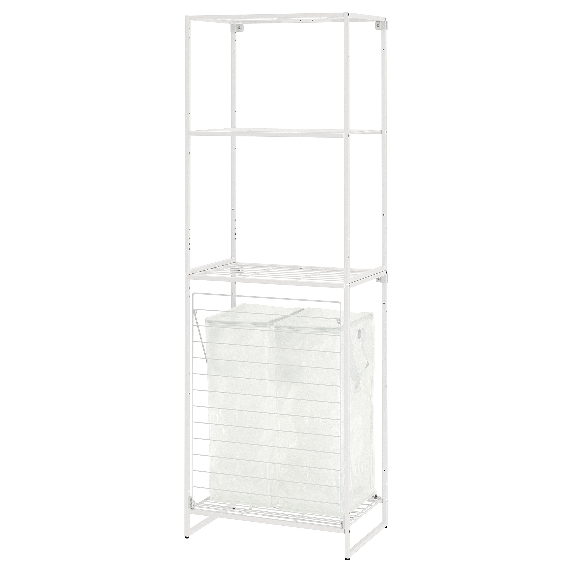 JOSTEIN shelving unit with bags