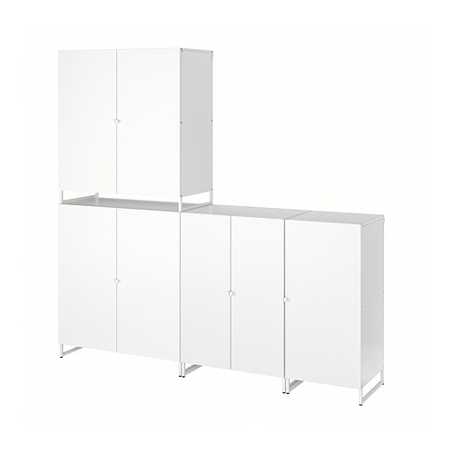 JOSTEIN shelving unit with doors