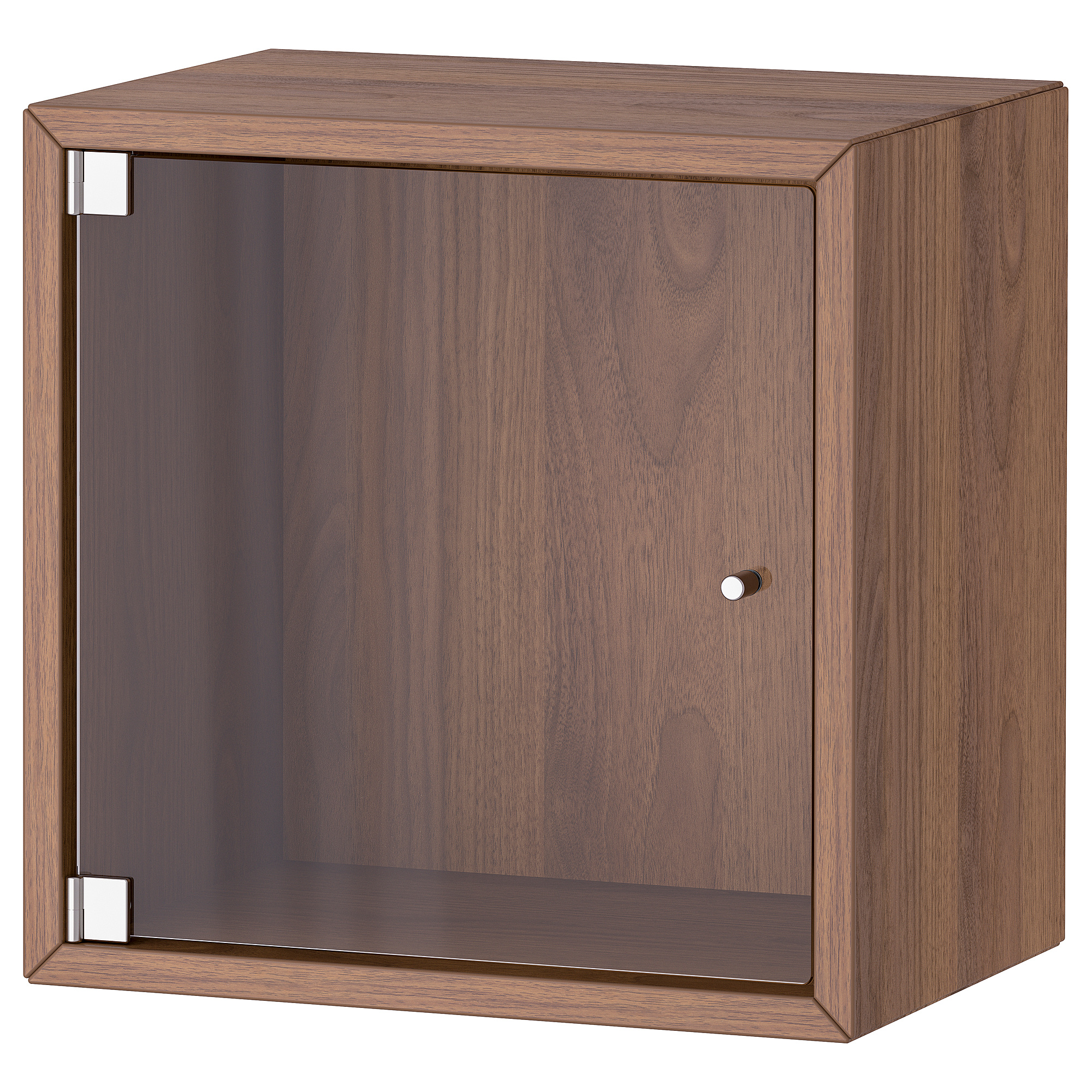 EKET wall cabinet with glass door