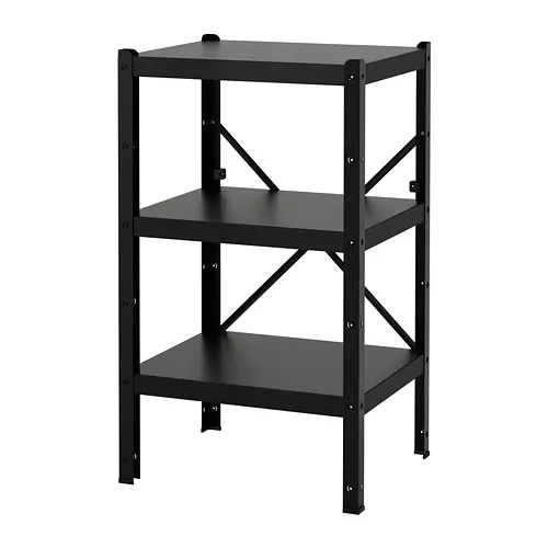 BROR - 1 section/shelves, black, 65x55x110 cm | IKEA Taiwan Online - PE688391_S4