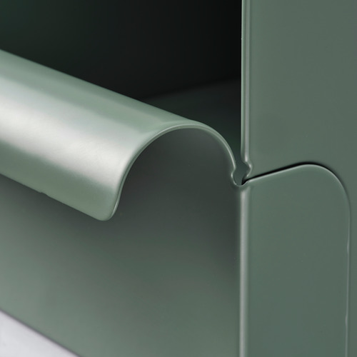 REJSA - 收納盒, 灰綠色/金屬 | IKEA 線上購物 - PE772039_S4