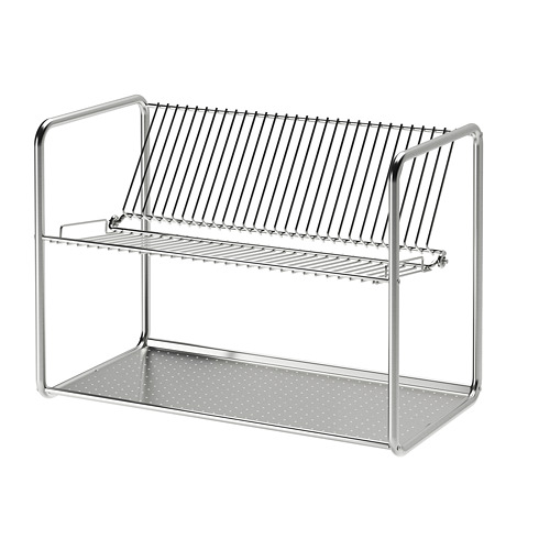 ORDNING - dish drainer, stainless steel, 50x27x36 cm | IKEA Taiwan Online - PE728966_S4