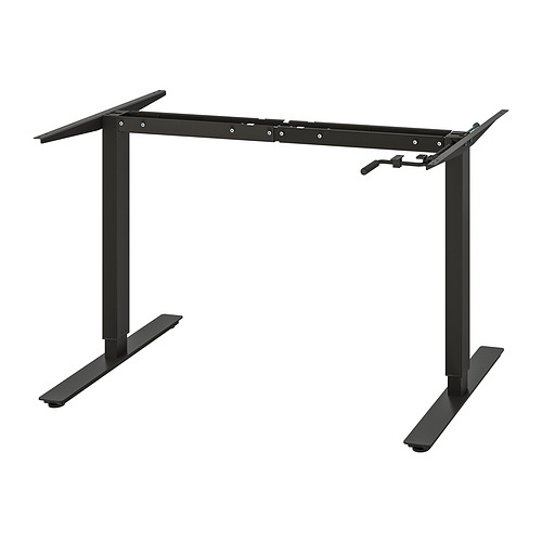 TROTTEN - 升降式桌面底框, 碳黑色 | IKEA 線上購物 - PE828966_S4