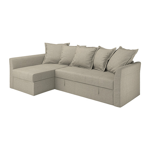 HOLMSUND - 轉角沙發床, Borgunda 米色 | IKEA 線上購物 - PE910693_S4