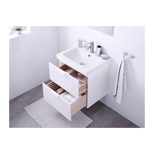 GODMORGON/ODENSVIK wash-stand with 2 drawers
