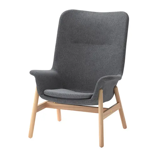VEDBO - high-back armchair, Gunnared dark grey | IKEA Taiwan Online - PE638684_S4