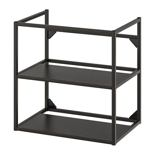 ENHET - 洗臉盆底框, 碳黑色, 60x40x60 公分 | IKEA 線上購物 - PE772119_S4