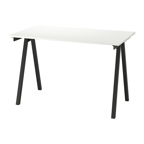 TROTTEN - 書桌/工作桌, 白色/碳黑色, 120x70 公分 | IKEA 線上購物 - PE828982_S4