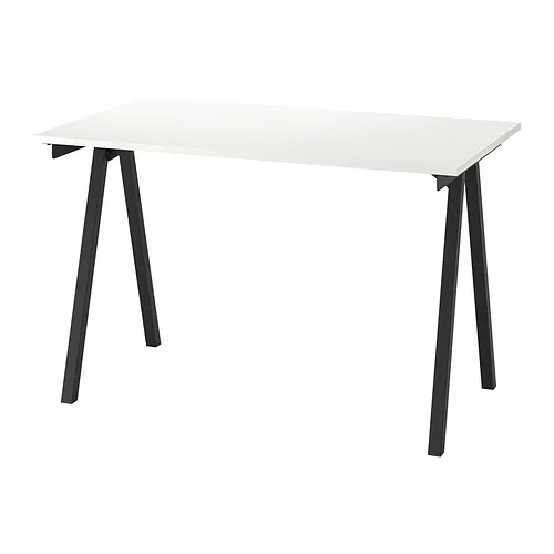 TROTTEN - 書桌/工作桌, 白色/碳黑色, 120x70 公分 | IKEA 線上購物 - PE828982_S4