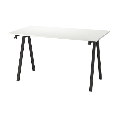 TROTTEN - 書桌/工作桌, 白色/碳黑色 | IKEA 線上購物 - PE828986_S4
