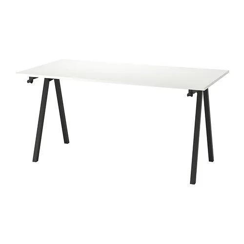 TROTTEN - 書桌/工作桌, 白色/碳黑色, 160x80 公分 | IKEA 線上購物 - PE828990_S4