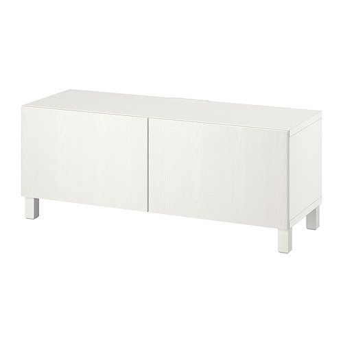 BESTÅ - 電視櫃附門板, 白色 Timmerviken/Stubbarp/白色 | IKEA 線上購物 - PE829015_S4