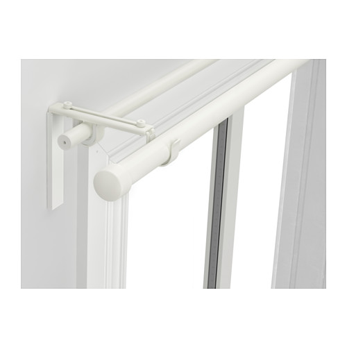 RÄCKA/HUGAD double curtain rod combination