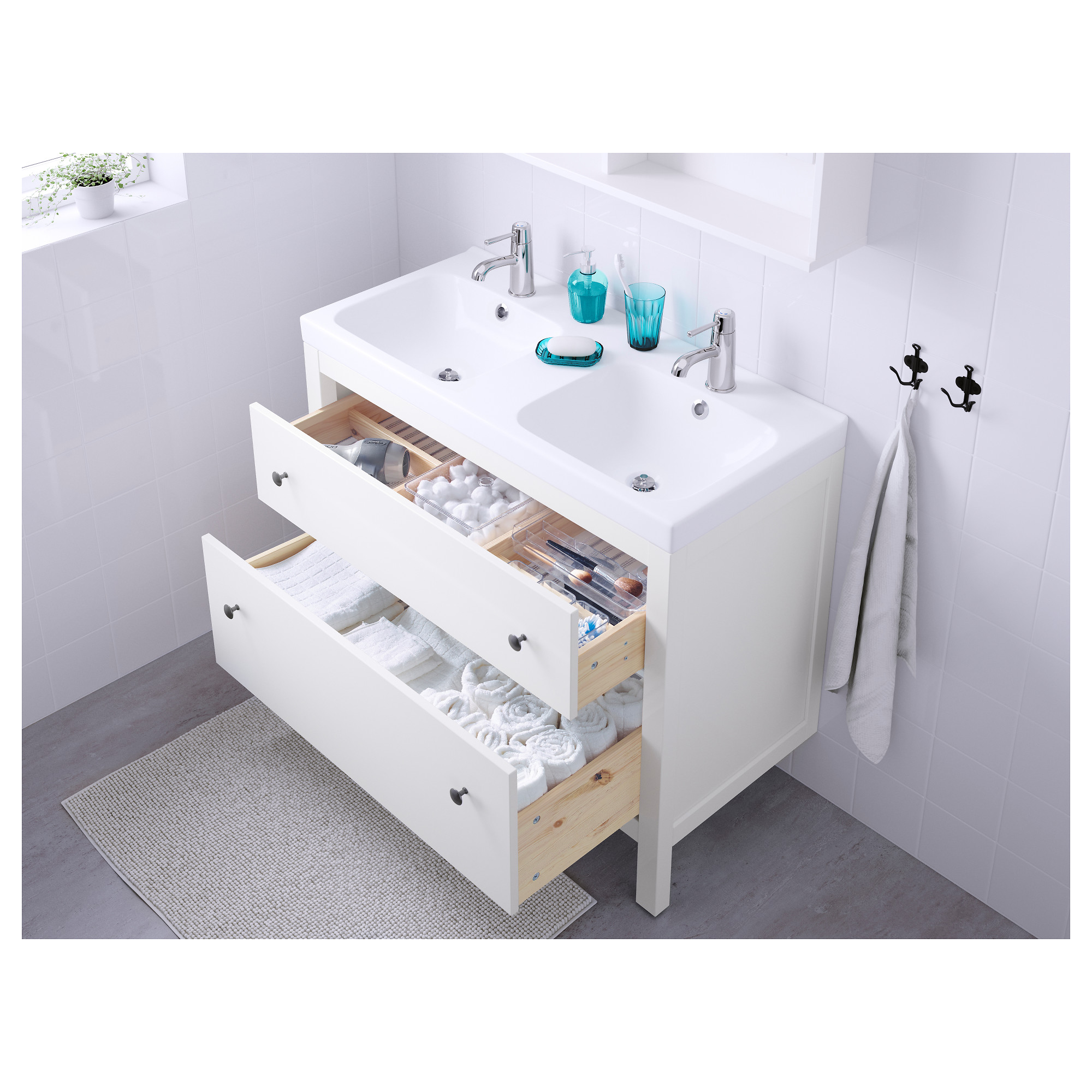 HEMNES wash-stand with 2 drawers