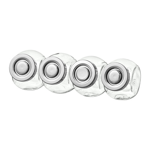 RAJTAN - 香料罐, 玻璃/鋁色 | IKEA 線上購物 - PE729072_S4