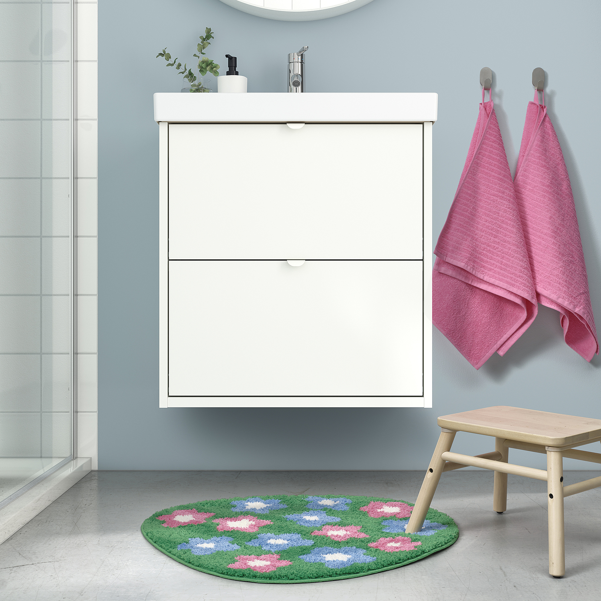 VATTENSKRUV bath mat