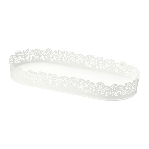 SAMVERKA - candle dish, oval white, 35x15 cm | IKEA Taiwan Online - PE700544_S4