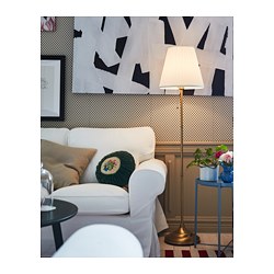 ÅRSTID - floor lamp, nickel-plated/white | IKEA Taiwan Online - PE720967_S3