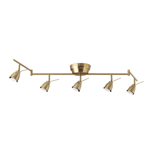 BAROMETER - ceiling track, 5-spots, brass-colour | IKEA Taiwan Online - PE686117_S4