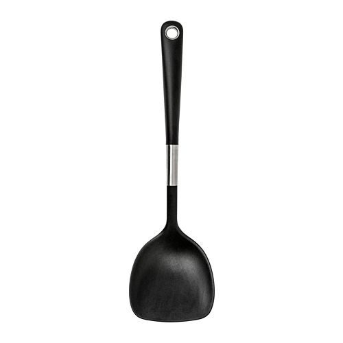 IKEA 365+ HJÄLTE - wok spatula, stainless steel/black | IKEA Taiwan Online - PE729219_S4