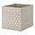 DRÖNA - 收納盒 33x38x33公分, 米色/圓點 | IKEA 線上購物 - PE729162_S1
